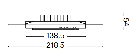 Світильник точковий врізний Ideal Lux Zephyr, White