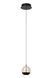 Подвесной светильник Lucide SENTUBAL &Oslash; 14 cm LED 1x6,3W 2700K Black, BLACK