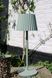 Акумуляторна настільна лампа для дому та вулиці Lucide JUSTINE Battery pack/batteries LED Dim. 1x2W 2700K IP54 With wireless charging pad Green, Green