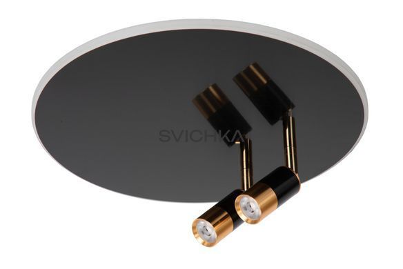 Стельовий світильник Lucide JUBEL &Oslash; 40 cm LED Dim. 2700K Gun Metal, Gun Metal, Matt Gold / Brass, Чорний