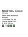 Підвісний світильник Nova luce RANDO THIN small 3000 White