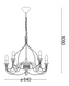 Люстра Ideal Lux 005881 Corte sp5, White