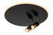 Стельовий світильник Lucide JUBEL &Oslash; 40 cm LED Dim. 2700K Gun Metal, Gun Metal, Matt Gold / Brass, Чорний