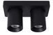 Потолочный точечный светильник Lucide NIGEL LED Dim to warm GU10 2x5W 2200K/3000K Black, BLACK
