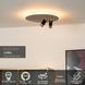 Стельовий світильник Lucide JUBEL &Oslash; 40 cm LED Dim. 2700K Gun Metal, Gun Metal, Matt Gold / Brass, Чорний