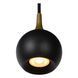 Підвісний світильник Lucide FAVORI &Oslash; 9 cm 1xGU10 Black, BLACK