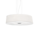 Подвесной светильник Ideal Lux HILTON SP6 ROUND, White, Белый, Белый, Хром, Белый