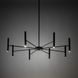 Люстра TK Lighting 18224 NIVA 8, Black