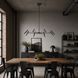 Люстра TK Lighting 18224 NIVA 8, Black