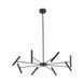 Люстра TK Lighting 18224 NIVA 8, Black