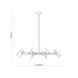 Люстра TK Lighting 18224 NIVA 8, Black