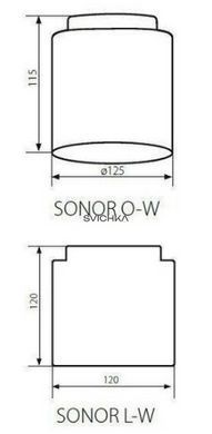 Точковий світильник Kanlux SONOR 24361, Білий