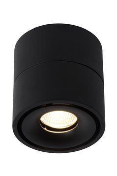 Потолочный точечный светильник Lucide YUMIKO &Oslash; 7,8 cm LED Dim. 1x10W 2700K Black