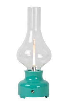 Акумуляторна настільна лампа Lucide JASON Battery pack/batteries LED Dim. 1x2W 3000K Turquoise, Turquoise