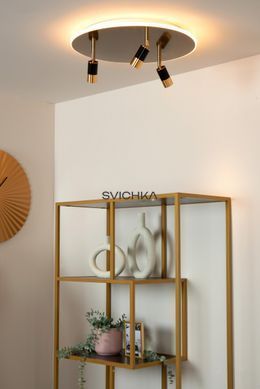 Потолочный светильник Lucide JUBEL &Oslash; 48 cm LED Dim. 2700K Matt Gold / Brass