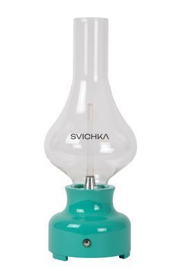 Аккумуляторная настольная лампа Lucide JASON Battery pack/batteries LED Dim. 1x2W 3000K Turquoise