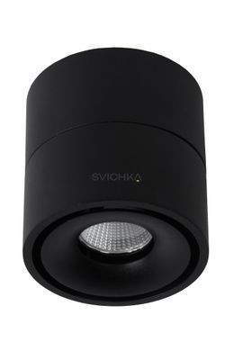 Потолочный точечный светильник Lucide YUMIKO &Oslash; 7,8 cm LED Dim. 1x10W 2700K Black
