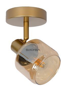 Стельовий точковий світильник Lucide BJORN 1xE14 Matt Gold / Brass, Matt Gold / Brass
