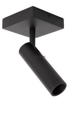 Стельовий точковий світильник Lucide GRADO 1xGU10 (MR11) Black, BLACK, Чорний, Чорний