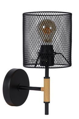 Настенный светильник Lucide BASKETT 1xE27 Black