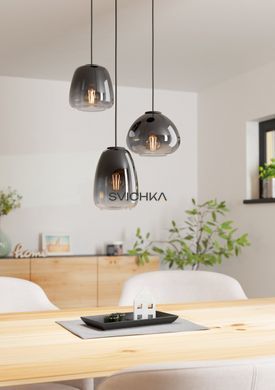 Підвісний світильник Eglo AGUILARES Black/Grey