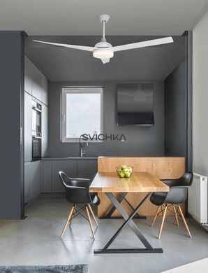 Стельовий вентилятор Nova Luce FLOW, White