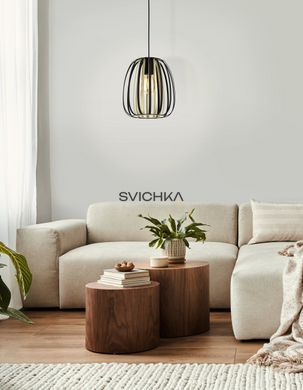 Підвісний світильник Eglo ENCINITOS 1 Black/Gold