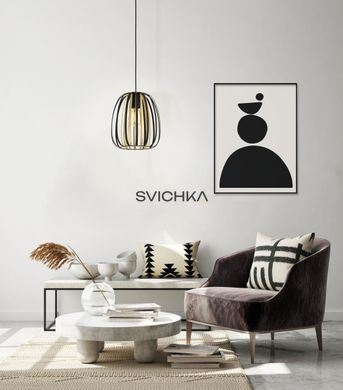 Підвісний світильник Eglo ENCINITOS 1 Black/Gold
