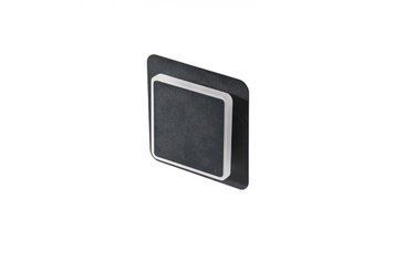 Настінний світильник Azzardo Onyx AZ3358 black, Чорний, Білий, Чорний