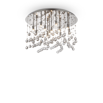 Стельовий світильник Ideal Lux Moonlight 077802, Хром, Прозорий