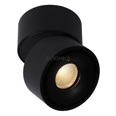 Потолочный точечный светильник Lucide YUMIKO &Oslash; 7,8 cm LED Dim. 1x10W 2700K Black