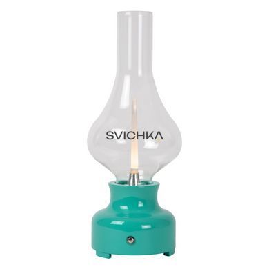 Аккумуляторная настольная лампа Lucide JASON Battery pack/batteries LED Dim. 1x2W 3000K Turquoise