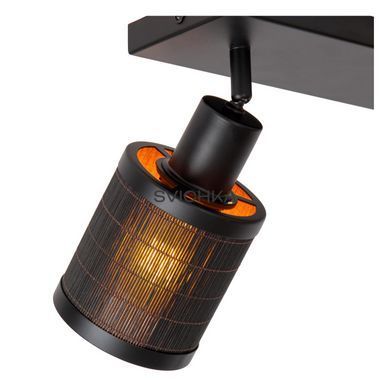 Потолочный точечный светильник Lucide TAGALOG 2xE27 Black