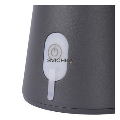 Акумуляторна настільна лампа для дому та вулиці Lucide LA DONNA Battery pack/batteries &Oslash; 19,7 cm LED Dim. 1x2W 2700K IP54 Anthracite, Anthracite, Антрацит, Антрацит