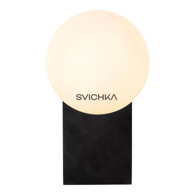Настінний світильник для ванної Lucide TASSA LED Dim to warm 1x10W 1800K/3000K Black, BLACK, Опал, Опал