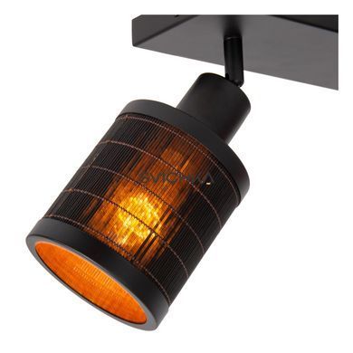 Потолочный точечный светильник Lucide TAGALOG 2xE27 Black