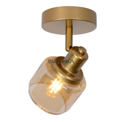 Стельовий точковий світильник Lucide BJORN 1xE14 Matt Gold / Brass, Matt Gold / Brass