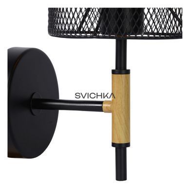 Настенный светильник Lucide BASKETT 1xE27 Black