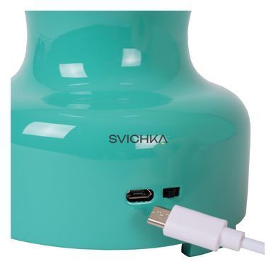 Аккумуляторная настольная лампа Lucide JASON Battery pack/batteries LED Dim. 1x2W 3000K Turquoise