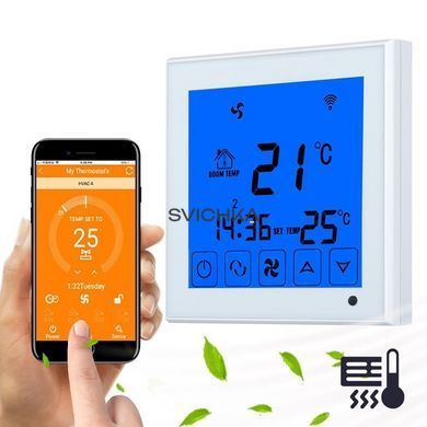 Терморегулятор ECOTERM SEN Wi-Fi, White