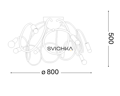 Ideal Lux MULTIFLEX PL8 Цветной 159010