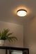 Стельовий світильник для ванної Lucide BISKIT &Oslash; 28 cm LED 1x18W 2700K IP44 Motion & Day/Night Sensor Black, BLACK