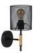 Настенный светильник Lucide BASKETT 1xE27 Black, BLACK
