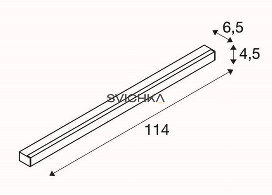 Настінно-стельовий світильник SLV SIGHT LED, 1200 мм, black