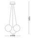 Ideal Lux MAPA SAT SP3 Латунь 175973