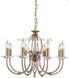 Люстра Elstead AG8 AGED BRASS