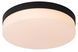 Стельовий світильник для ванної Lucide BISKIT &Oslash; 28 cm LED 1x18W 2700K IP44 Motion & Day/Night Sensor Black, BLACK