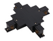 Соединитель Х-образный для 3-х фазной трековой системы Nowodvorski 8680 CTLS Recessed Power X Connector, Black