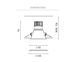 Врезной точечный светильник SWAP SQUARE 7W A2543211W