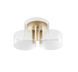Стельовий світильник Nova luce GATLIN 3 Brass